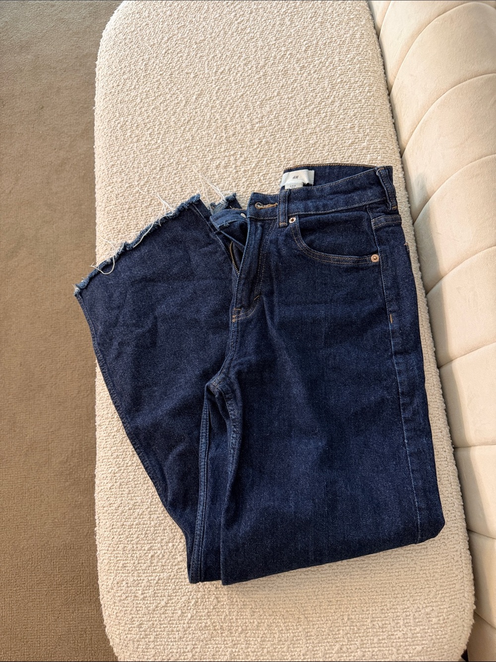 H&M Men's Dark Indigo Straight Jeans